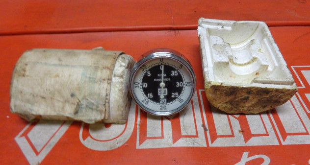 Vintage tachometer - stewart warner hand tachometer with manual & original case