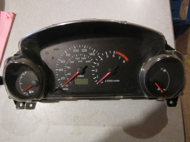  2001 dodge stratu dash instrument gauges cluster 