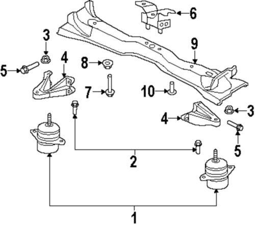 Ford oem 8r3z7e373a auto transmission mount-transmission mount