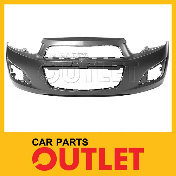 2012-2013 chevy sonic front bumper cover new gm1000928 primered facial plastic