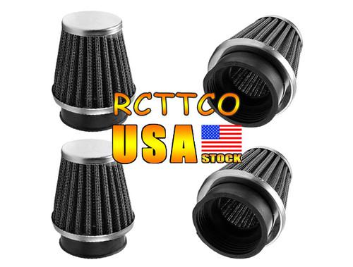 4 x 52mm air intake filter cleaner system replacement part motorcycle air filter