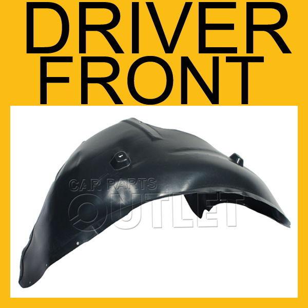 06-08 magnum 300 charger front fender ch1250128 new splash shield plastic left