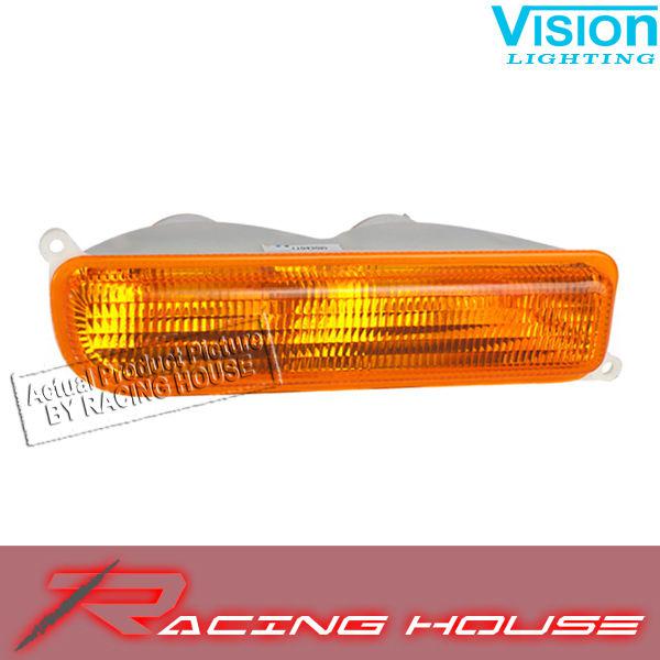 Right passenger bumper signal light amber new 1997-2001 jeep cherokee