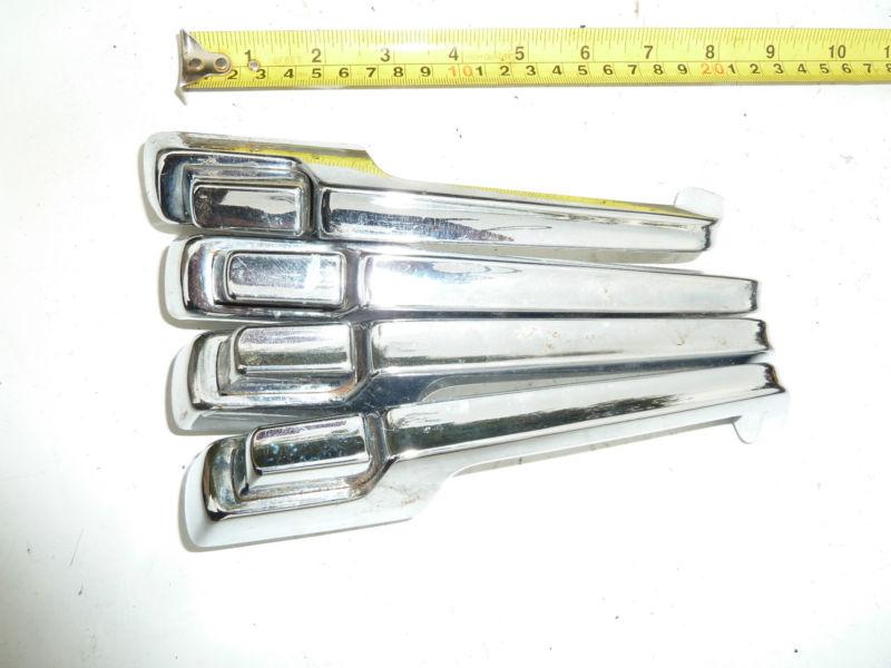 Set of four 1965 rambler classic 770 outside door handles four handles