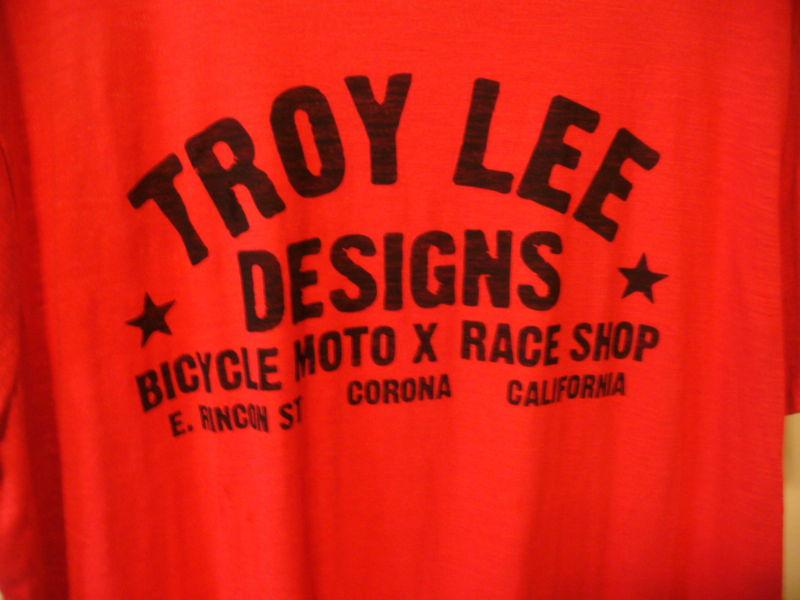 Troy lee designs tee shirt bicycle moto x race shop size xxl california cool