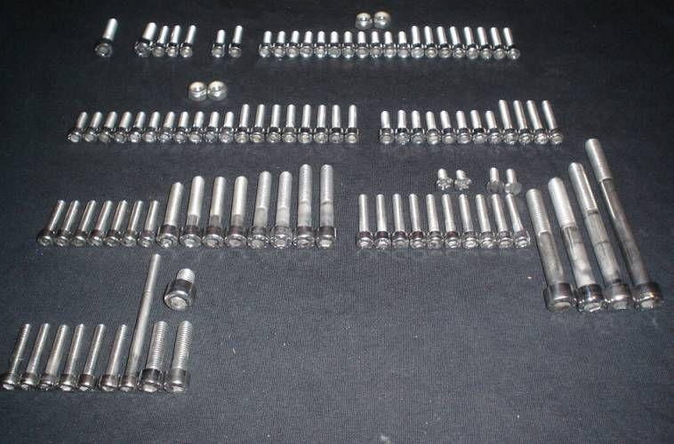 Ducati pantah stainless bolt set paso cagiva f1 kit