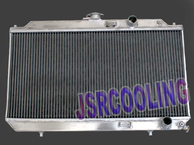 2 row aluminum performance radiator for 1990-1993 acura integra 1.7l 1.8l mt new