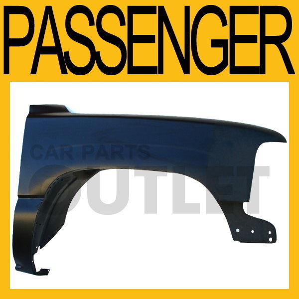 99-02 chevy silverado r/h primed fender 1500 2500 00 01