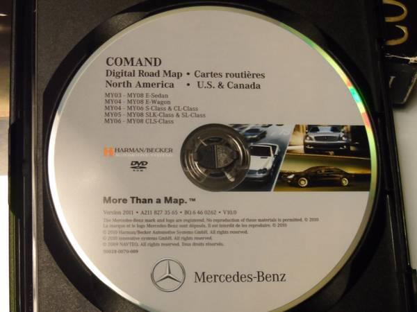 Mercedes w220 s430 nav command dvd version 2011 