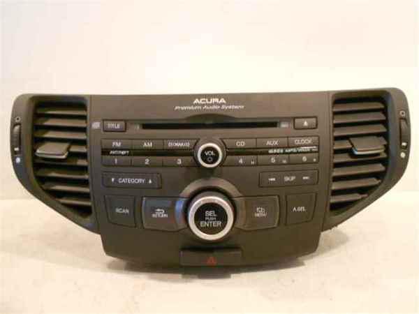 2009 acura tsx  am fm radio mp3 cd player oem