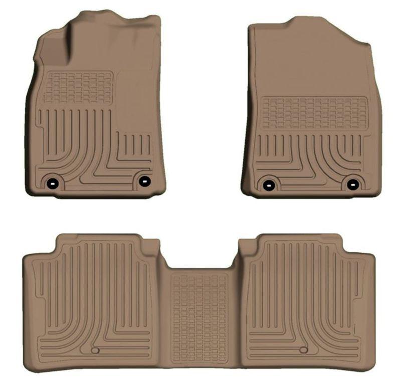 98963 husky liners 2013 lexus es350 & es300h weatherbeater™ floor liner; tan