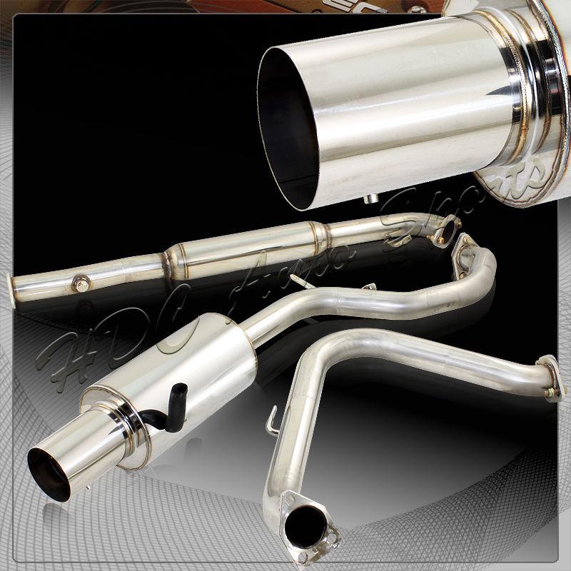 1999-2003 mitsubishi galant n1 4" tip t-304 stainless steel catback exhaust