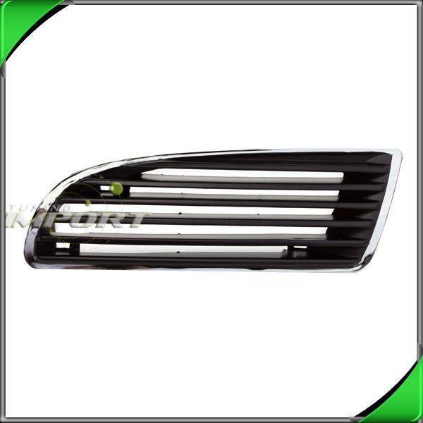 New left front grille mi1200228 chrome black driver side 1997 1998 mits galant