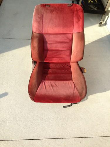 1985 nissan 300zx passenger red seat