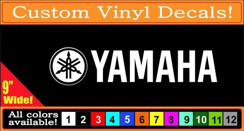 Yamaha drum vinyl decal sticker 9&#034;