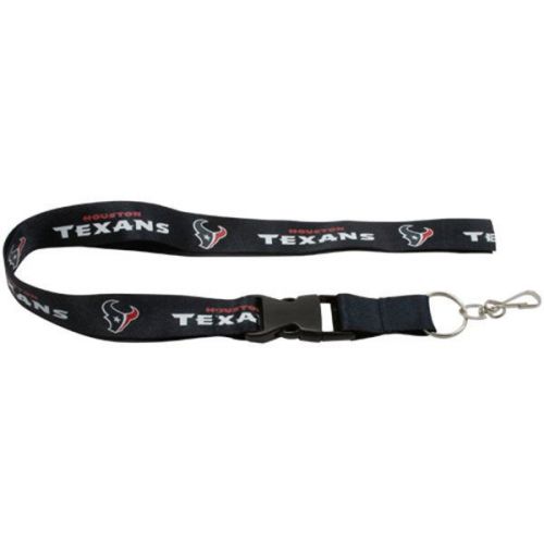 Houston texans dark blue lanyard key chain