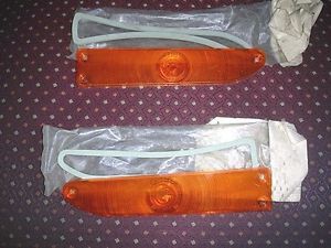 1963 amc rambler american parking light turn signal lenses nos