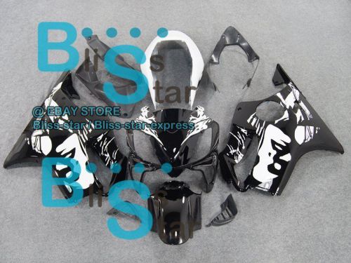 Black glossy injection fairing kit fit honda cbr600f4i 2004-2007 14 b2