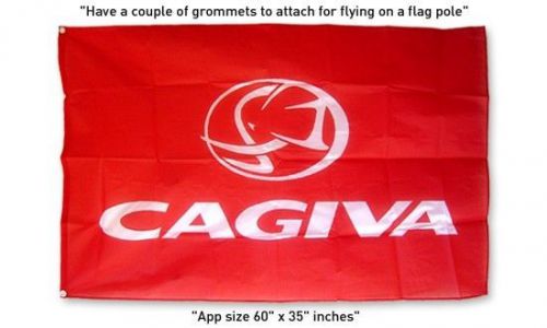 New flag cagiva motorcycle 3x5 feet banner sign canyon 500 agrale mito  raptor