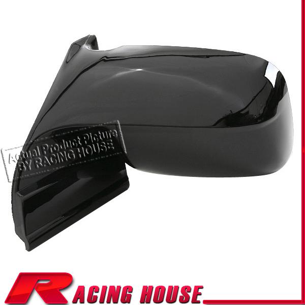 89-95 mazda mpv manual gloss black 94 mirror left hand driver rear view side