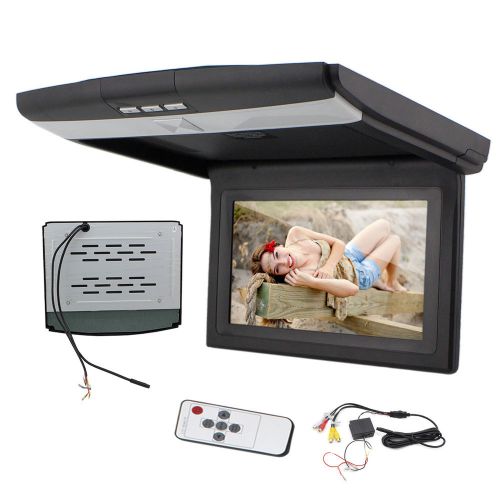 Top sales 9&#034; inch hd auto flip down overhead monitor led roof mount displayer