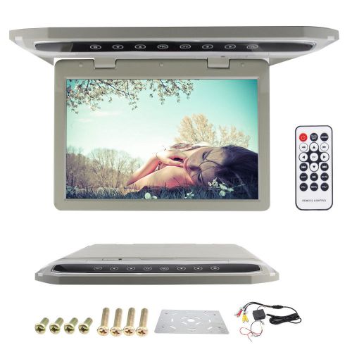 12.1&#039;&#039; lcd screen overhead roof mount monitor flip down sd/fm/1080p/hdmi player