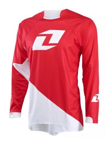 One industries gamma jersey men&#039;s large red and white moto downhill atv bmx