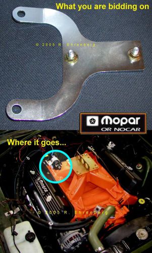 ✔✔ mopar: ignition coil relocation bracket 440 - 383 road runner duster dart r/t