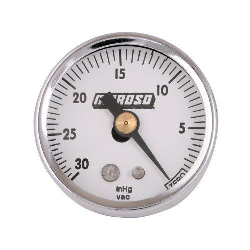 Moroso 89610 1.5&#034; diameter vacuum gauge