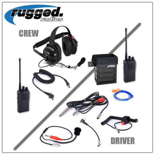 Nascar communications rugged radios racing system w / vx230 driver to spotter