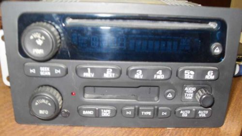 05-07 silverado 1500  am-fm-stereo-cassette-cd player opt ub1 *oem* 44100