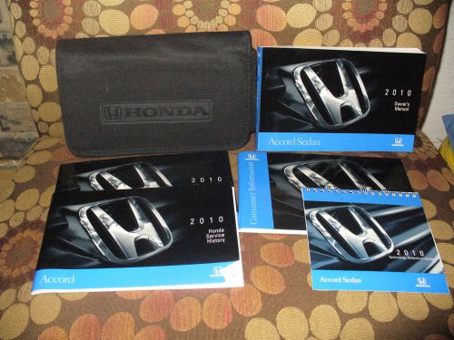 2010 10 honda accord sedan owners manual with case 93