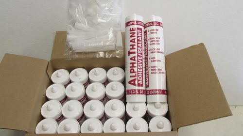 Alpha systems alphathane n511301t white 100% solid self-leveling roof sealant