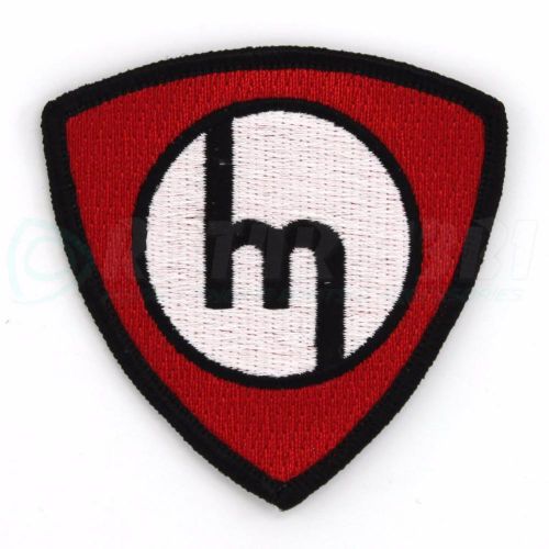 M rotor patch - red with black details - rx7 rx8 rx2 rx3 rx4 12a 13b 20b 10a