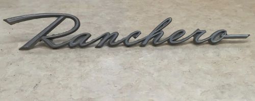 1950 ford ranchero fender emblem trim decal script rare badge antique car ford
