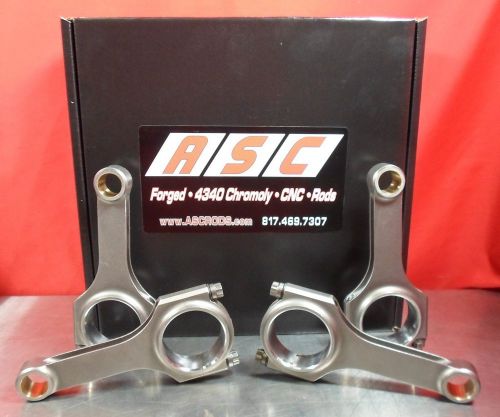 Asc forged 4340 h-beam rods subaru ej25 2.5 sti ef205 ej207 2.0 wrx turbo