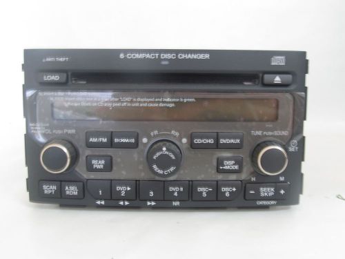 New 07 08 honda  pilot am fm 6 disc cd player radio 1pv0