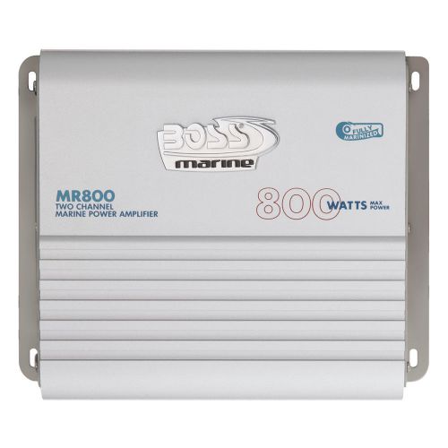 Boss audio mr800 marine power amplifier 2-channel mosfet bridgeable