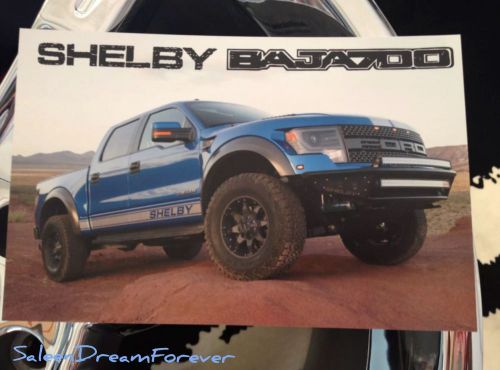 Shelby american ford baja 700 hp truck brochure spec card mustang gt f150 boss