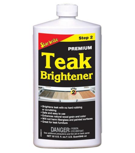 Star brite 32oz premium teak brightener - step 2 starbrite