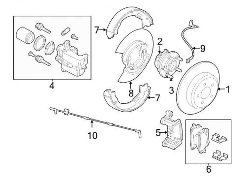 Chrysler oem chrysler disc brake caliper 05175109aa image 4