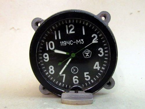 119 chs-m3 military tank ussr vintage clock