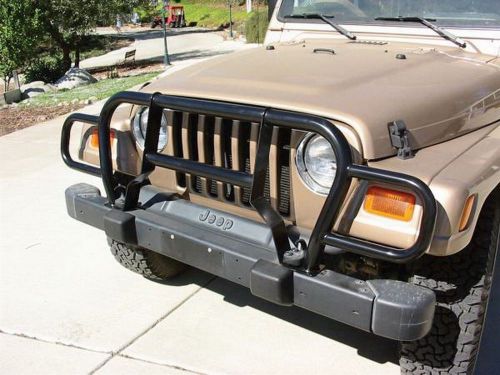 Rampage 7659 euro grille guard fits wrangler (lj) wrangler (tj) wrangler (yj)