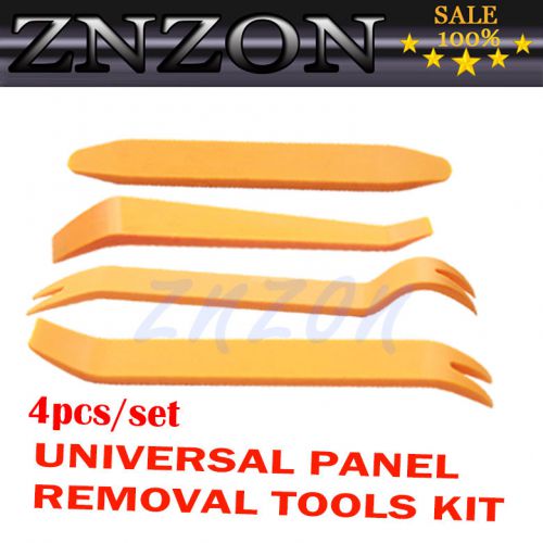 4pcs/set car radio stereo door trim dash panel install removal pry tools kit