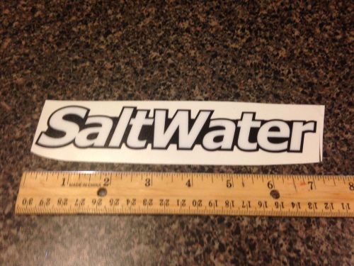 Mercury saltwater outboard engine decal