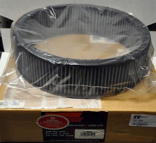 K&amp;n e-3030r racing round air filter 14&#034; od x 12.25&#034; id x 3.75&#034; h each