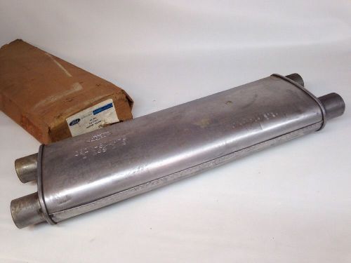 Nos 1969 mustang mach 1 shelby gt350 2-inch transverse muffler 69