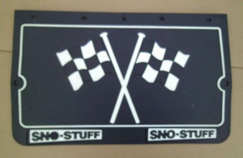 Checkered flag snowmobile snow mud flap new sno stuff