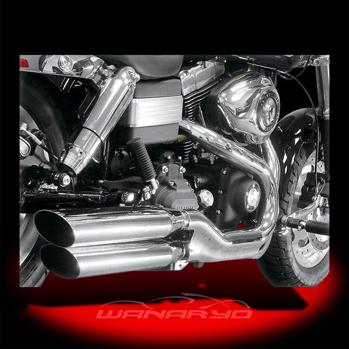 Cycle shack oval mufflers for 2008-2013 harley dyna