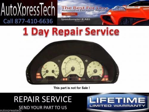 98 to 03 mercedes benz w208 clk class instrument cluster display repair service